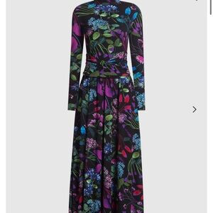 Max & Co. ESTRO black dress in floral print